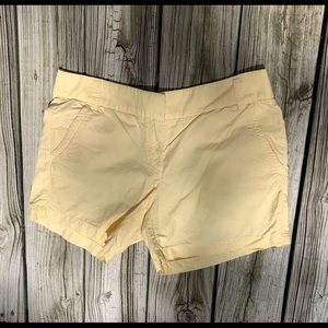 J. Crew black label Yellow Shorts Size 8. Butter yellow preppy